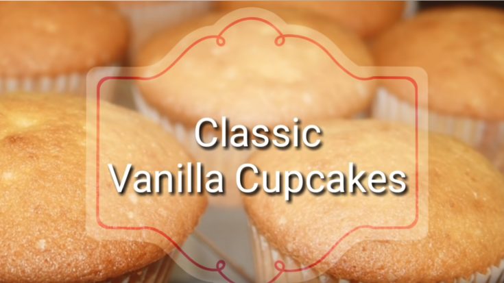 How to make moist vanilla cupcakes/ Classic cupcakes
